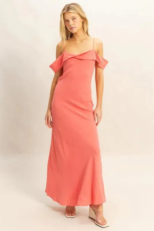 HYFVE Flattering Fit Cami Maxi Dress for Chic Summer Style - Love Salve